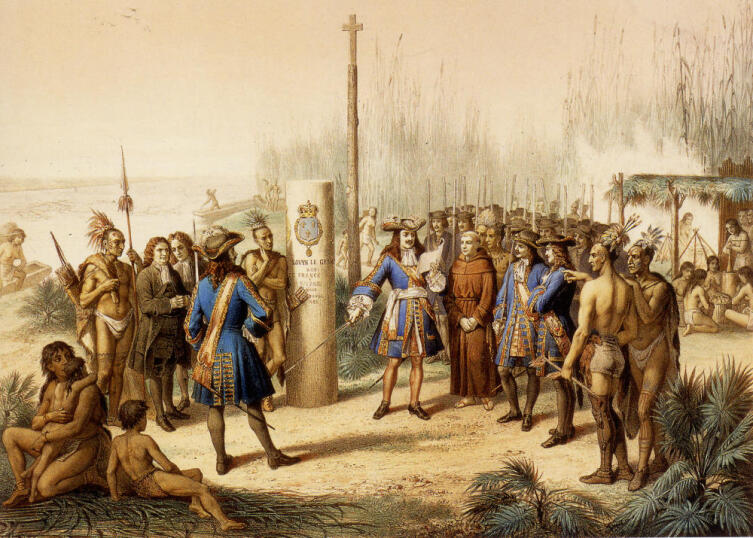 Жан-Адольф Бокен, «Присоединение Луизианы к Франции в 1682 году»