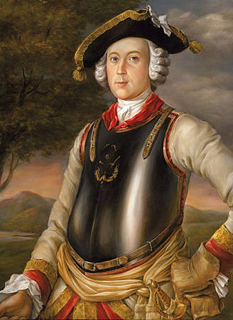 Карл Фридрих Иероним фон Мюнхгаузен (в мундире кирасира)