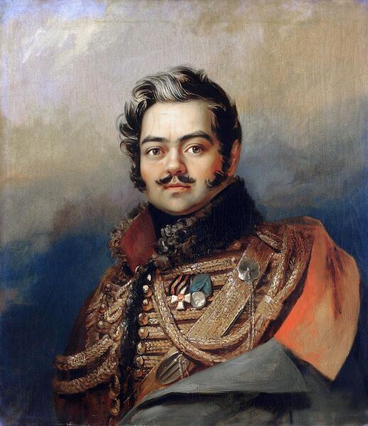 Джордж Доу, «Портрет Дениса Васильевича Давыдова», 1828 г. Джордж Доу, «Портрет Дениса Васильевича Давыдова», 1828 г.