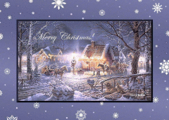 Прародительницей рождественской открытки часто называют средневековые гравюры с изображением христианских мотивов.