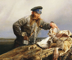 В. Якоби. Фрагмент картины «Привал арестантов». 1861