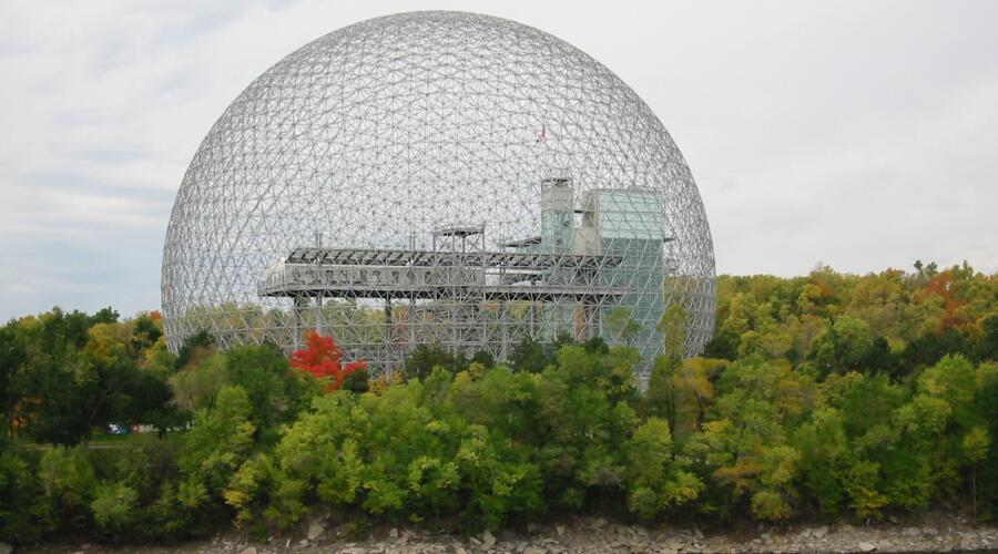 Биосфера Фуллера (Павильон США на Экспо-67, ныне музей «Биосфера» в Монреале, Канада)