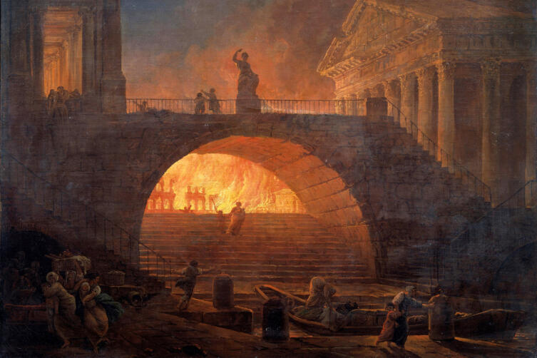 Великий пожар Рима. Правда ли, что в нем виноват Нерон? Великий пожар Рима. Правда ли, что в нем виноват Нерон?