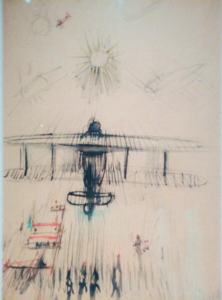 Александр Лабас, «Аэроплан», 1928 г. Александр Лабас, «Аэроплан», 1928 г.