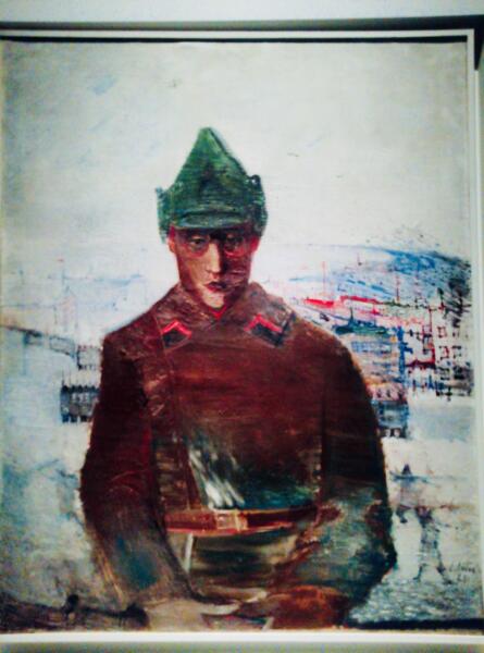 Александр Лабас, «Красноармеец», 1924 г. Александр Лабас, «Красноармеец», 1924 г.