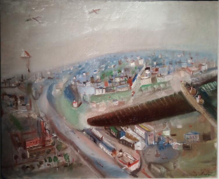 Александр Лабас, «В полете», 1935 г. Александр Лабас, «В полете», 1935 г.