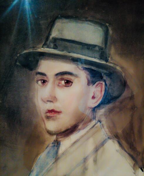 Александр Лабас, «Автопортрет», конец 1920−30-е. Александр Лабас, «Автопортрет», конец 1920−30-е.