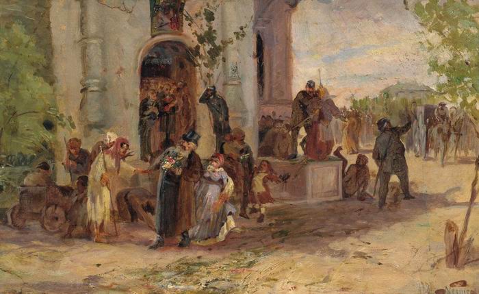 Нестеров М. В. «Троицын день», 1881 г. Нестеров М. В. «Троицын день», 1881 г.
