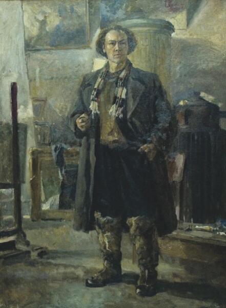 Автопортрет. 1941 г. Автопортрет. 1941 г.