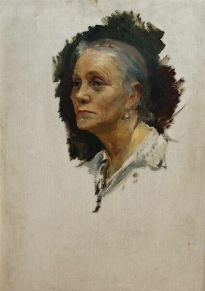 Портрет пожилой женщины Портрет пожилой женщины