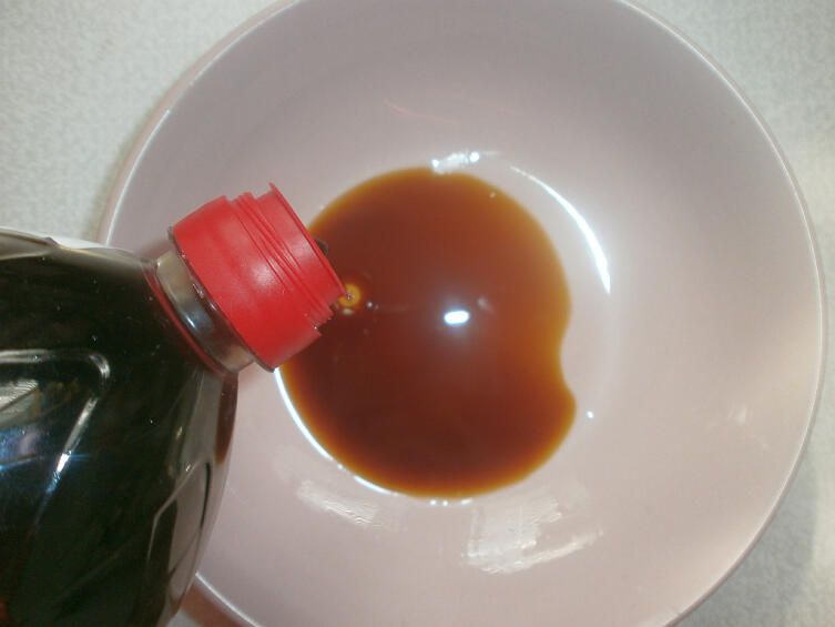 «Подложка» из соевого соуса