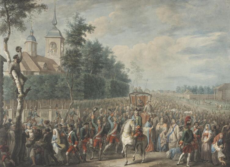 Французский иезуит в Петербурге времен Павла I. Часть 2. Возле какой заставы стояли Триумфальные ворота?