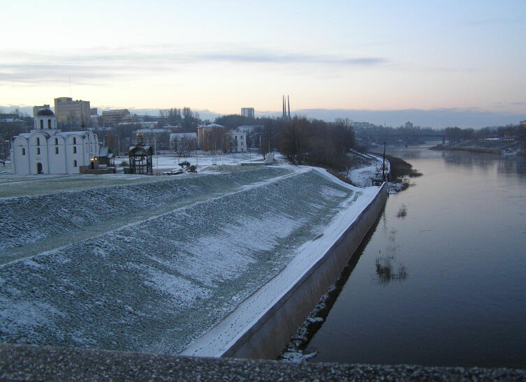 Вид с моста через Западную Двину