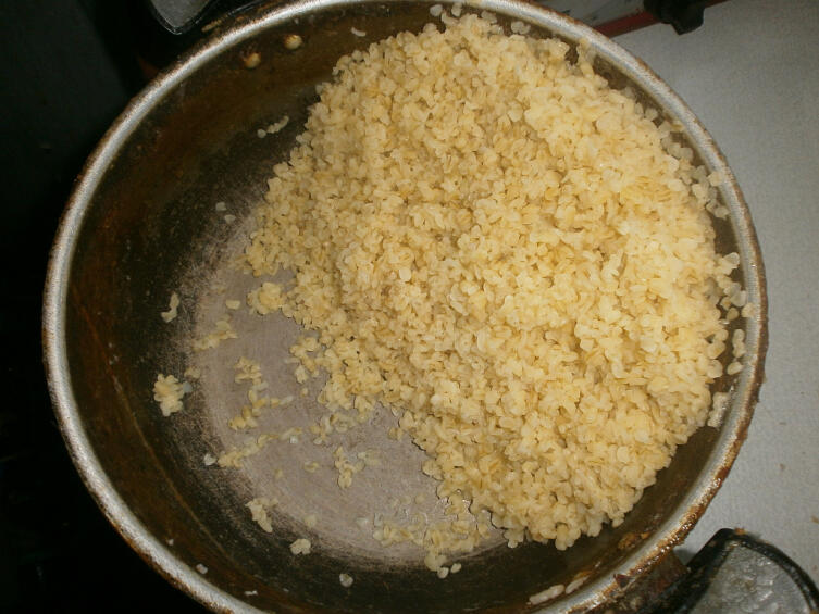 Отварной булгур