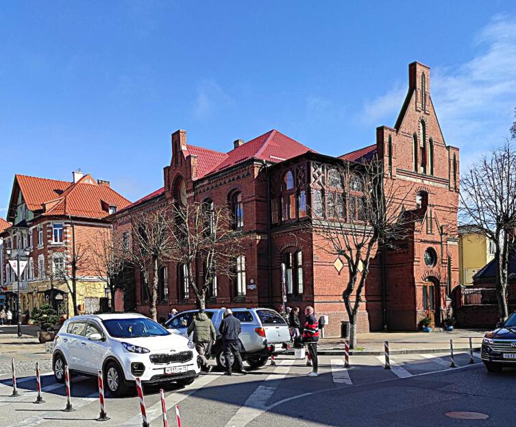 …на первом этаже бывшего почтамта открыт ресторан балтийской кухни «Телеграф»