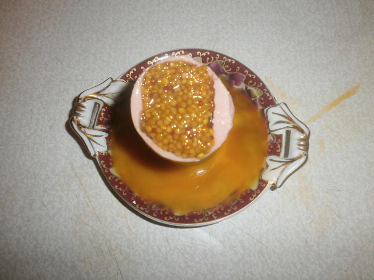 Заливка куриным яйцом