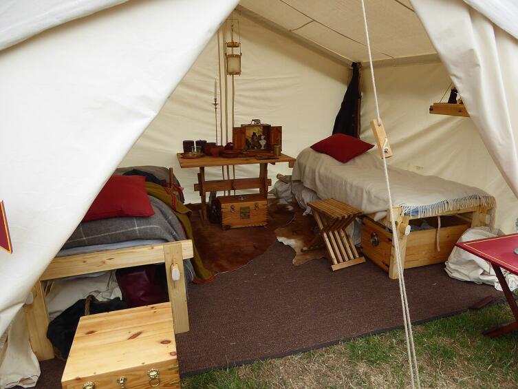 Интерьер офицерской палатки (реконструкция)