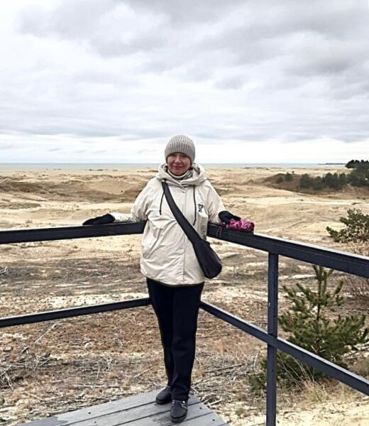 На одной из смотровых площадок дюны Ореховая (бывш. Петш)