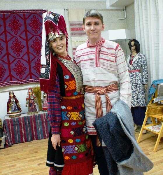 Национальный удмуртский костюм. Краеведческий музей, Ижевск