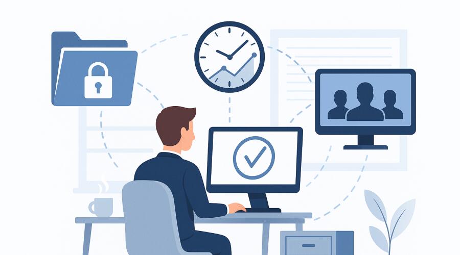 Кибербезопасность на рабочем месте: от утечек до продуктивности