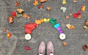 Зачем я каждый
год ищу радугу в ноябре?