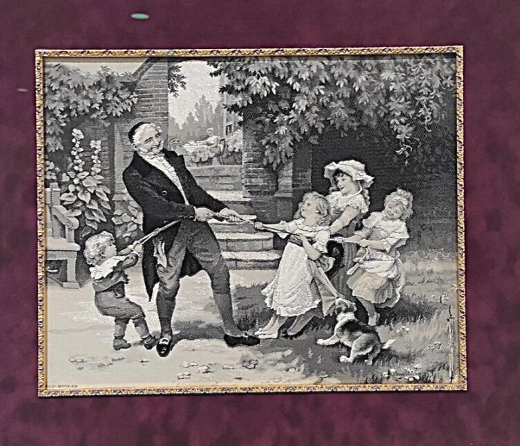 «Перетягивание каната» — по картине английского художника бытовых и сельских сцен, Фредерика Моргана