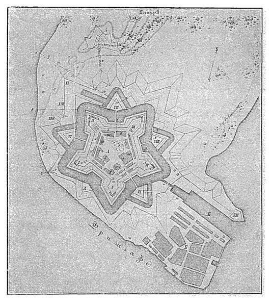 План крепости Пиллау