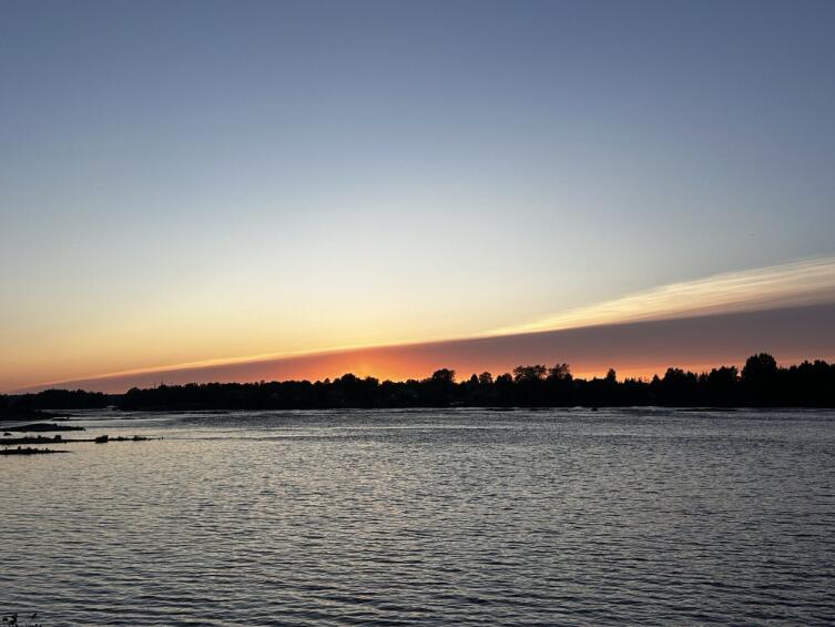 Закат в Беломорске