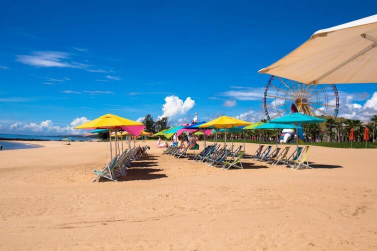 Вид на пляж