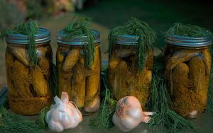 Какие салаты  можно приготовить с солеными  огурцами?