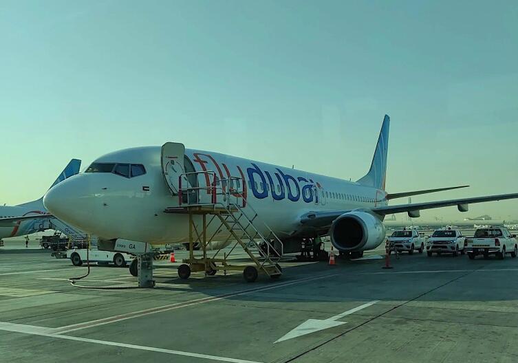 Самолет государственной авиакомпании ОАЭ Flydubai, созданной правительством эмирата Дубай в 2008 году