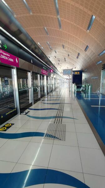 Станция монорельса на Пальме Джумейра