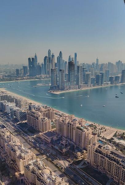 Дубай Марина. Вид со смотровой площадки Дубай Марина. Вид со смотровой площадки