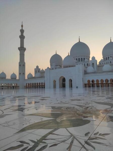 Купола и минареты Мечети шейха Заида