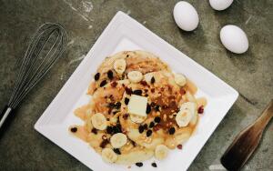 Что приготовить на завтрак с бананом?