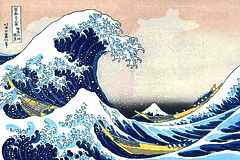 Katsushika HOKUSAI  «Great Wave off Kanagawa»