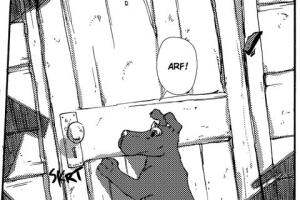 Английская дверь скрипит так - "scrt"