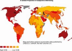 Всемирная карта счастья