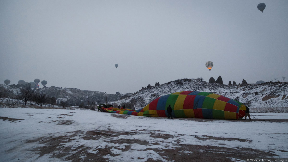 Каппадокия. Где лучше всего совершить полёт на воздушном шаре?