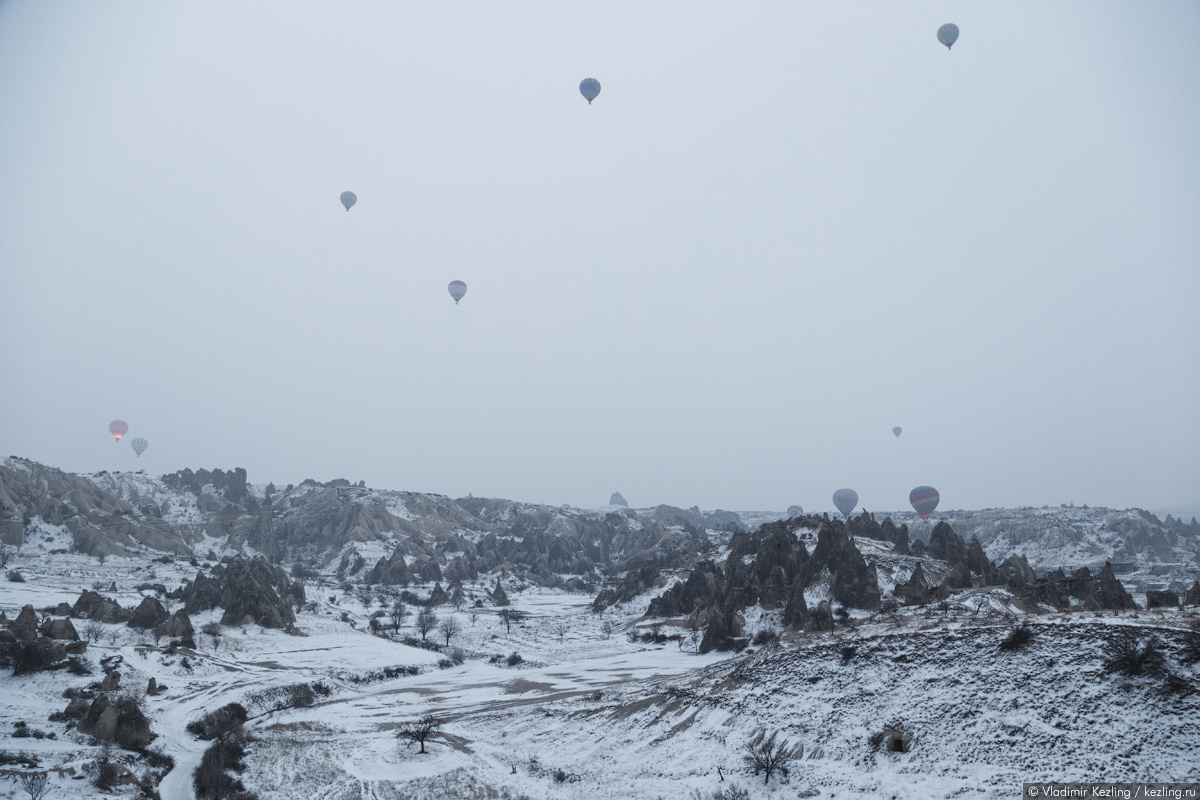 Каппадокия. Где лучше всего совершить полёт на воздушном шаре?