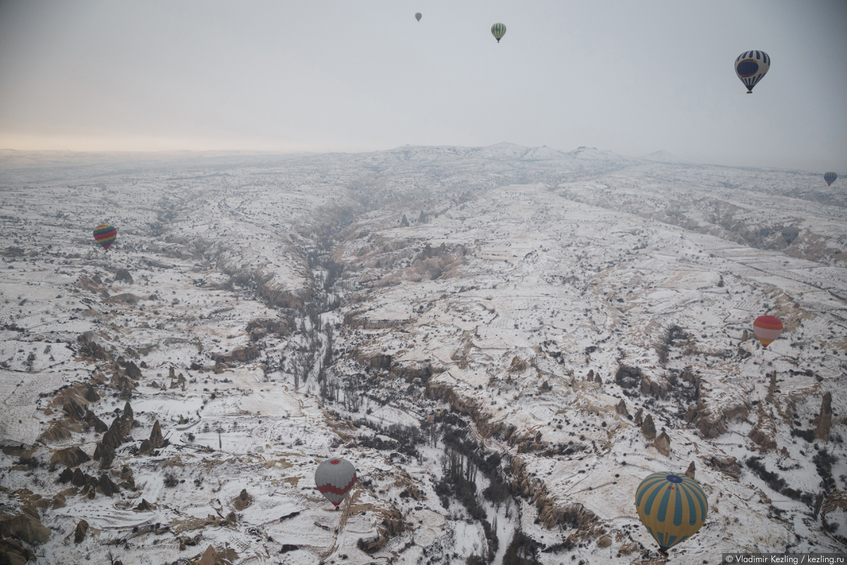 Каппадокия. Где лучше всего совершить полёт на воздушном шаре?