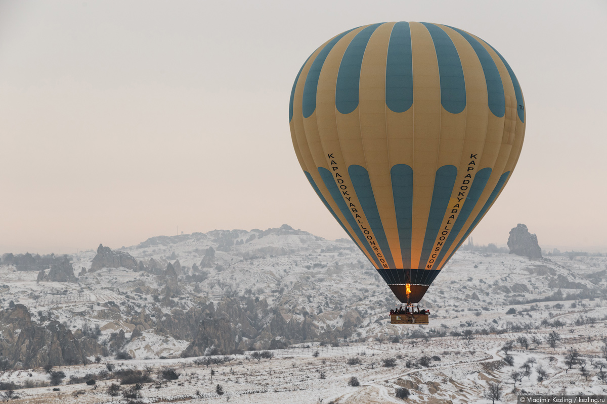 Каппадокия. Где лучше всего совершить полёт на воздушном шаре?